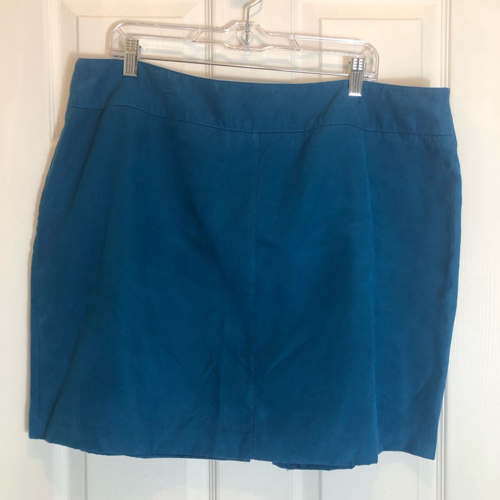 Venezia Jeans Clothing Company Faux Suede Skirt Size 22